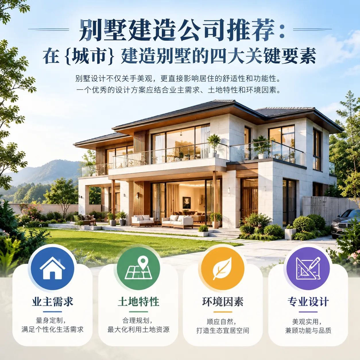 别墅建造公司推荐：在 三都 建造别墅的四大关键要素