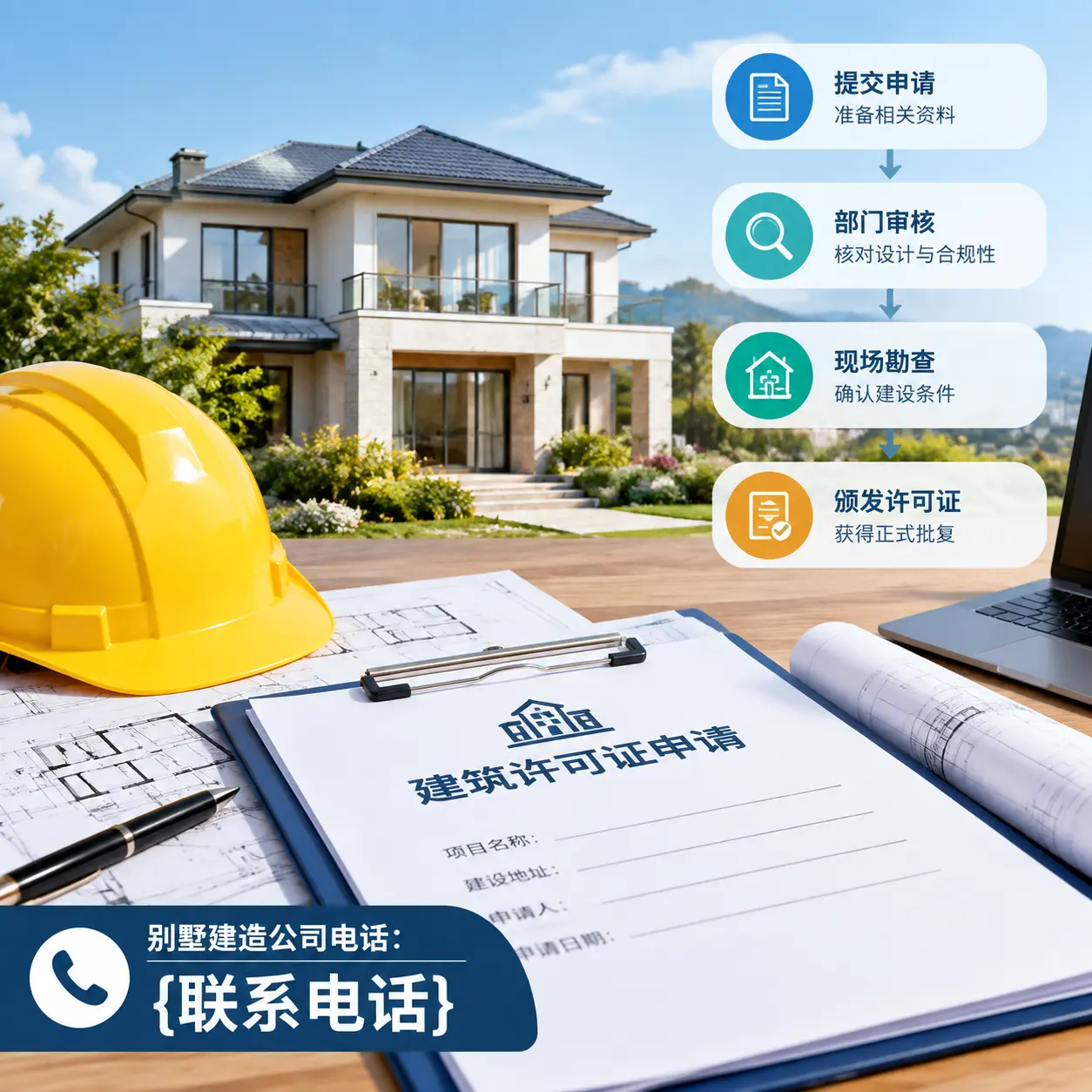 别墅建造公司电话：在三都建造前的准备工作