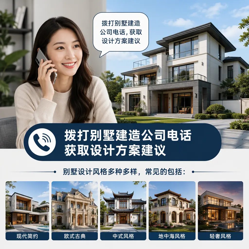 拨打三都别墅建造公司电话,获取设计方案建议